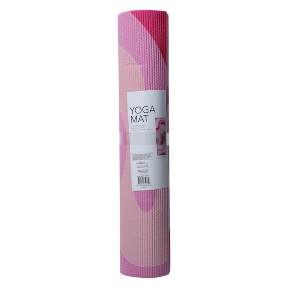 Wavy Print Yoga Mat